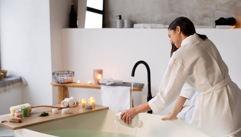 Il bagno come spazio di recupero personale