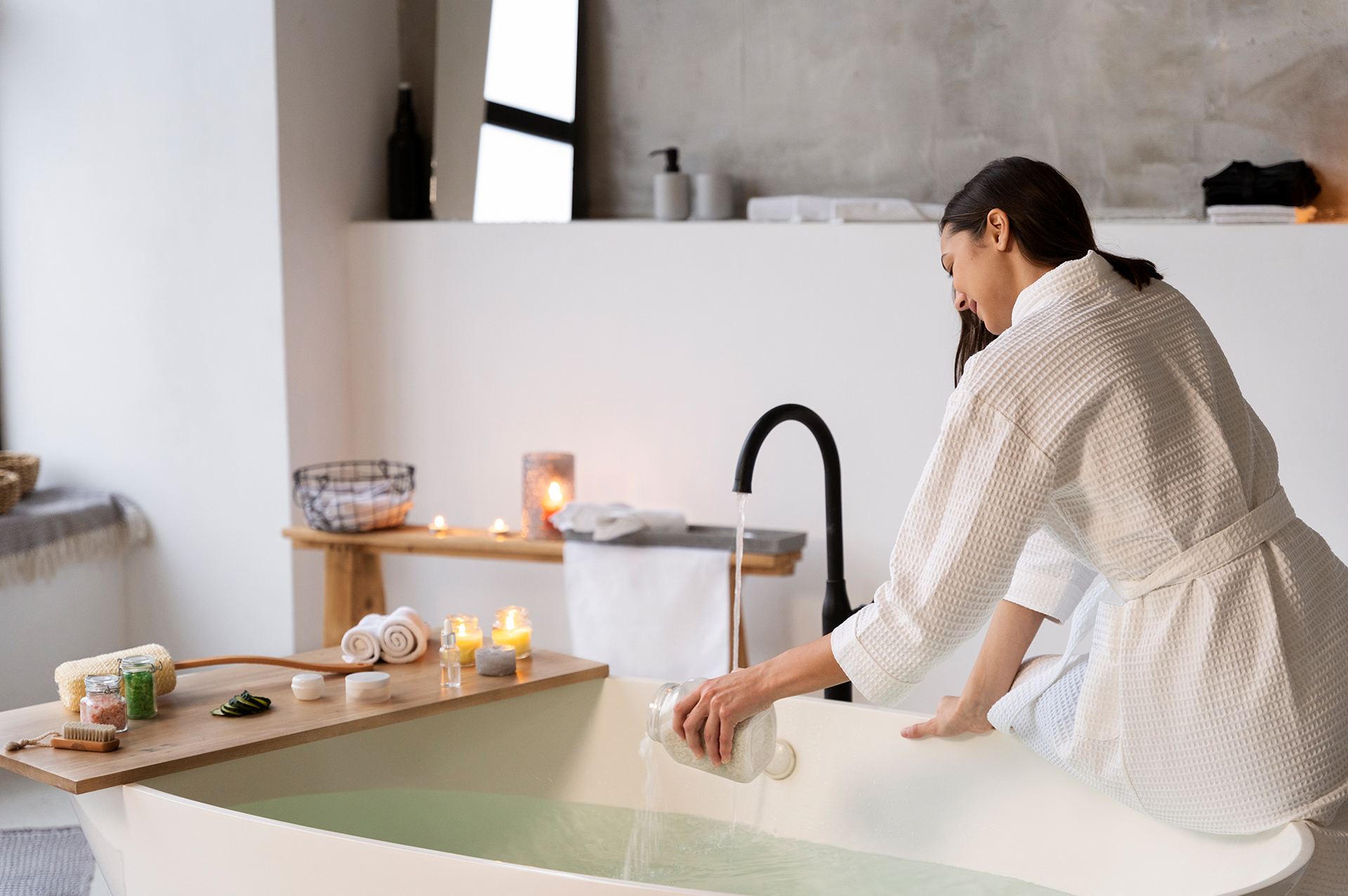 Il bagno come spazio di recupero personale